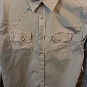 Men’s Pearl Snap Western Dress Shirt